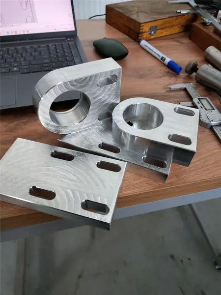 Motor and bearing mounts